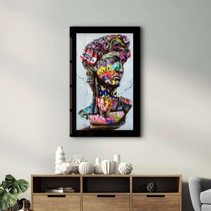 Wallity Pintura Decorativa de Vidrio Templado Multicolor 46 x 72 cm Wallity Pintura Decorativa de Vidrio Templado Multicolor 46 x 72 cm